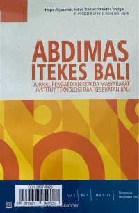 Image of ABDIMAS ITEKES BALI : Jurnal Pengabdian Kepada Masyarakat Institut Teknologi dan Kesehatan Bali Vol. 5 No. 1 November 2025