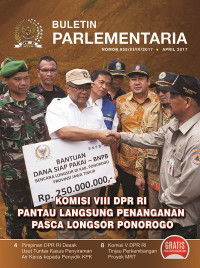 Image of Buletin Parlementaria Nomor 955/III/IV/2017, April 2017