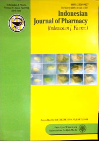 Image of Indonesian Journal of Pharmacy, Volume 31 Issue 2 (2020) April-June