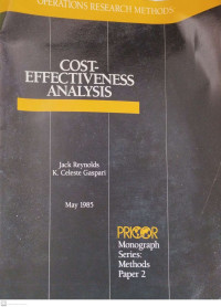 Image of Cost-Effectiveness Analysis