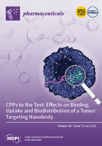 Image of Pharmaceuticals CPPs ti the Test: Effects on Binding, Uptake and Biodistribution of a Tumor Targeting Nanobody: Volume 14 Issue 7 2021