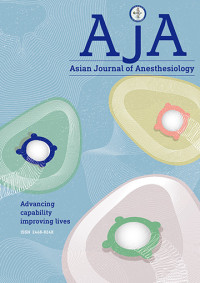 Image of Asian Journal of Anesthesiology Volume 61 Nomor 3 September 2023