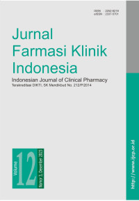 Image of JURNAL ILMU KEFARMASIAN INDONESIA (INDONESIAN JOURNAL OF PHARMACEUTICAL SCIENCE), VOL 23. NO 1. April 2025