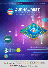 Image of Jurnal RESTI (Rekayasa Sistem dan Teknologi Informasi) Volume 10 No. 1 Tahun 2026