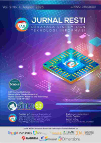 Image of Jurnal RESTI (Rekayasa Sistem dan Teknologi Informasi) Volume 9 No. 4 Tahun 2025