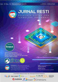Image of Jurnal RESTI (Rekayasa Sistem dan Teknologi Informasi) Volume 9 No. 6 Tahun 2025