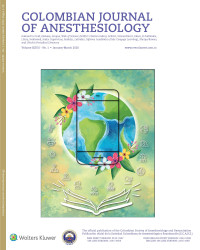 Image of Colombian Journal of Anesthesiology Volume 48 No. 1 Tahun 2020