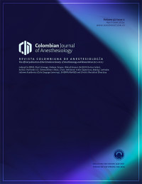 Image of Colombian Journal of Anesthesiology Volume 52 No. 2 Tahun 2024