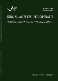 Image of Jurnal Anestesi Perioperatif (Perioperative Anesthesia Journal) Volume 9 Nomor 1 April 2021