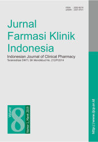 Image of Jurnal Farmasi Klinik Indonesia Volume 8, Nomor 1, Maret 2019