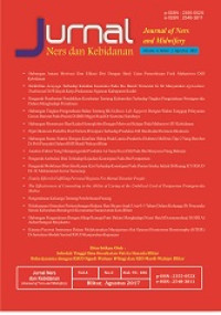 Image of Jurnal Ners dan Kebidanan (Journal of Ners and Midwifery) Volume 5 Issue 1 April 2018