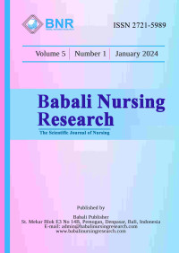 Image of Babali Nursing Research (BNR) Vol. 5 No. 2 April 2024