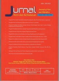 Image of Jurnal Ners dan Kebidanan (Journal of Ners and Midwifery) Volume 6 Issue 1 April 2019