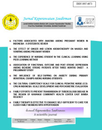 Image of Jurnal Keperawatan Soedirman : The Soedirman Journal of Nursing (SJN, Volume 14, Nomor 1, Maret 2019)