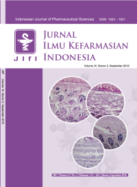 Image of JURNAL ILMU KEFARMASIAN INDONESIA (INDONESIAN JOURNAL OF PHARMACEUTICAL SCIENCE), VOL 14. NO 2. September 2016
