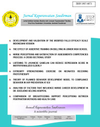 Image of Jurnal Keperawatan Soedirman : The Soedirman Journal of Nursing (SJN, Volume 15, Nomor 1, Maret 2020)