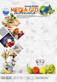 Image of Jurnal Ilmiah Media Gizi Indonesia Volume 20 No. 3 September 2025