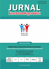 Image of Jurnal Kesehatan Reproduksi Volume 11 No. 2 2020