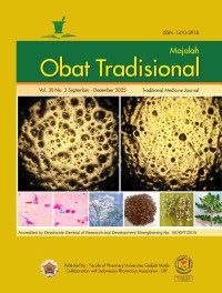 Image of Majalah Obat Tradisional Volume 30 No. 3 Tahun 2025