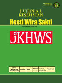 Image of Jurnal Kesehatan Hesti Wira Sakti Volume 9 Nomor 2 Tahun 2021