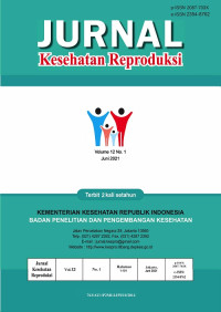 Image of Jurnal Kesehatan Reproduksi Volume 12 No. 1 2021