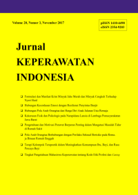 Image of Jurnal Keperawatan Indonesia Volume 20 No 3 November 2017