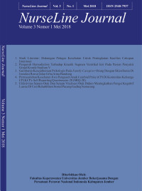 Image of NurseLine Journal Volume 3 No 1 Mei 2018