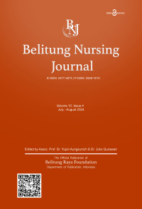 Image of Belitung Nursing JournaL (Vol 10 Issue 4: July-August 2024)