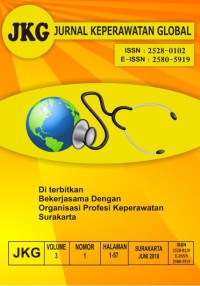Image of Jurnal Keperawatan Global Volume 3, No 1 Juni 2018