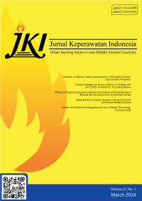 Image of Jurnal Keperawatan Indonesia Volume 27 No 1 March 2024