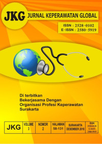 Image of Jurnal Keperawatan Global Volume 3, No 2 Desember 2018
