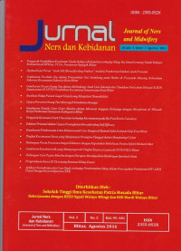Image of Jurnal Ners dan Kebidanan (Journal of Ners and Midwifery) Volume 3 Issue 2 Agustus 2016
