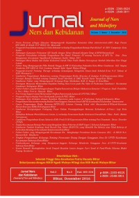 Image of Jurnal Ners dan Kebidanan (Journal of Ners and Midwifery) Volume 3 Issue 3 Desember 2016