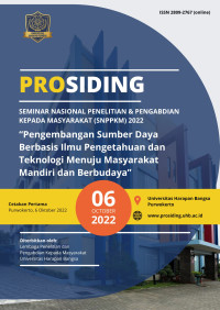 Image of Prosiding Seminar Nasional Penelitian & Pengabdian Kepada Masyarakat (SNPPKM) 2022 “Pengembangan Sumber Daya Berbasis Ilmu Pengetahuan dan Teknologi Menuju Masyarakat Mandiri dan Berbudaya”