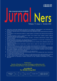 Image of Jurnal Ners Volume 13, Issue 2, October 2018