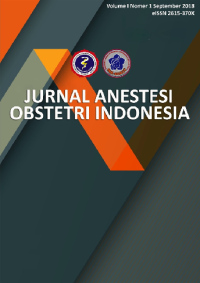 Image of Jurnal Anestesi Obstetri Indonesia Volume 8 No 2, Juli 2025