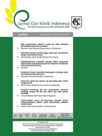 Image of Jurnal Gizi Klinik Indonesia Volume 18 , No. 04 April 2022