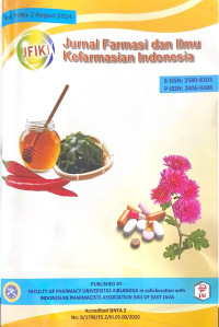 Image of JURNAL FARMASI dan ILMU KEFARMASIAN INDONESIA Volume 11 No 2 2024