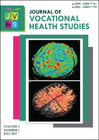 Image of Journal of Vocational Health Studies Volume 1 Number 1 July 2017