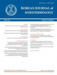 Image of Korean Journal of Anesthesiology Volume 74 No. 4 Tahun 2021