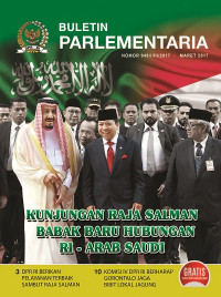 Image of Buletin Parlementaria Nomor 949/I/III/2017, Maret 2017