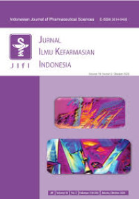 Image of JURNAL ILMU KEFARMASIAN INDONESIA (INDONESIAN JOURNAL OF PHARMACEUTICAL SCIENCE), VOL 18. NO 2. OKTOBER 2020