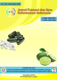 Image of JURNAL FARMASI DAN ILMU KEFARMASIAN INDONESIA, VOL. 7 NO. 2 DESEMBER 2020