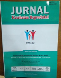 Image of Jurnal Kesehatan Reproduksi Volume 7 No. 3 Desember 2016