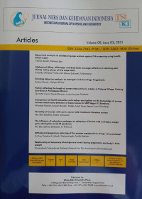 Image of Jurnal Ners dan Kebidanan Indonesia, Volume 9, Issue 03, 2021