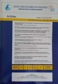 Image of Jurnal Ners dan Kebidanan Indonesia, Volume 10, Issue 03, 2022