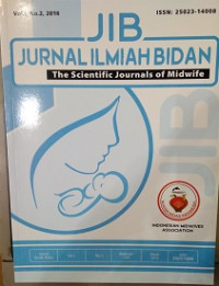 Image of JIB Jurnal Ilmiah Bidan The Scientific Journals of Midwife Vol. I, No. 2, 2016